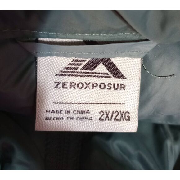 Zeroxposure Vest Ladies 2xl Green Puffer Vest Water Resistant Lined - Picture 6 of 8